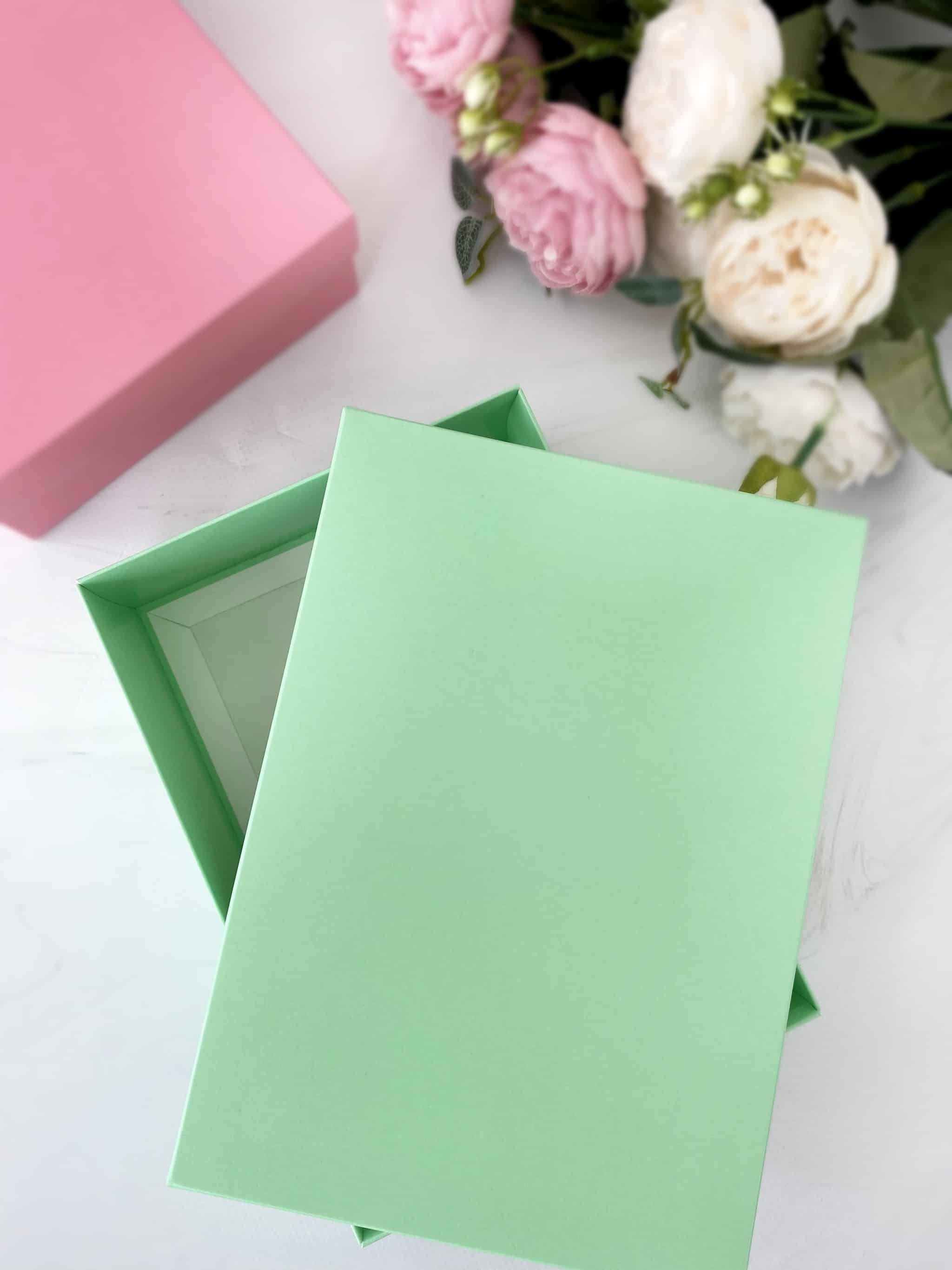 КУ-00159 Л Универсальная коробка 21х15х5,7 см., мятный — изображение 1